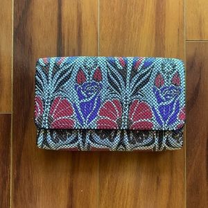 Whiting and Davis Mesh Art Deco Flower Clutch